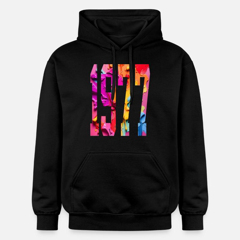 BUNT 49E ANNIVERSAIRE 1977 - Sweat à capuche Softstyle® Gildan Unisexe - noir