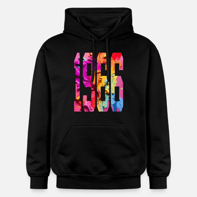 BUNT 60E ANNIVERSAIRE 1966 - Sweat à capuche Softstyle® Gildan Unisexe - noir