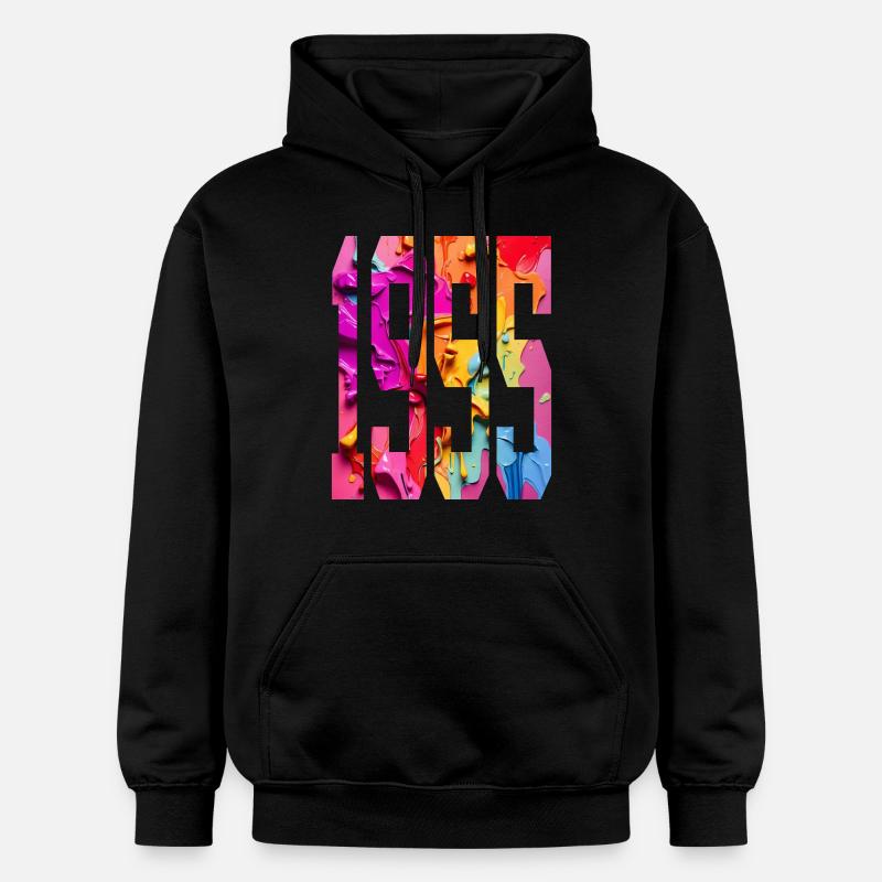 BUNT 71E ANNIVERSAIRE 1955 - Sweat à capuche Softstyle® Gildan Unisexe - noir