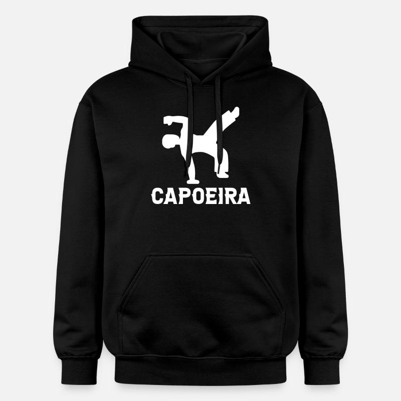 Capoeira - Sweat à capuche Softstyle® Gildan Unisexe - noir