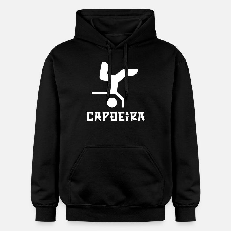 Capoeira - Sweat à capuche Softstyle® Gildan Unisexe - noir