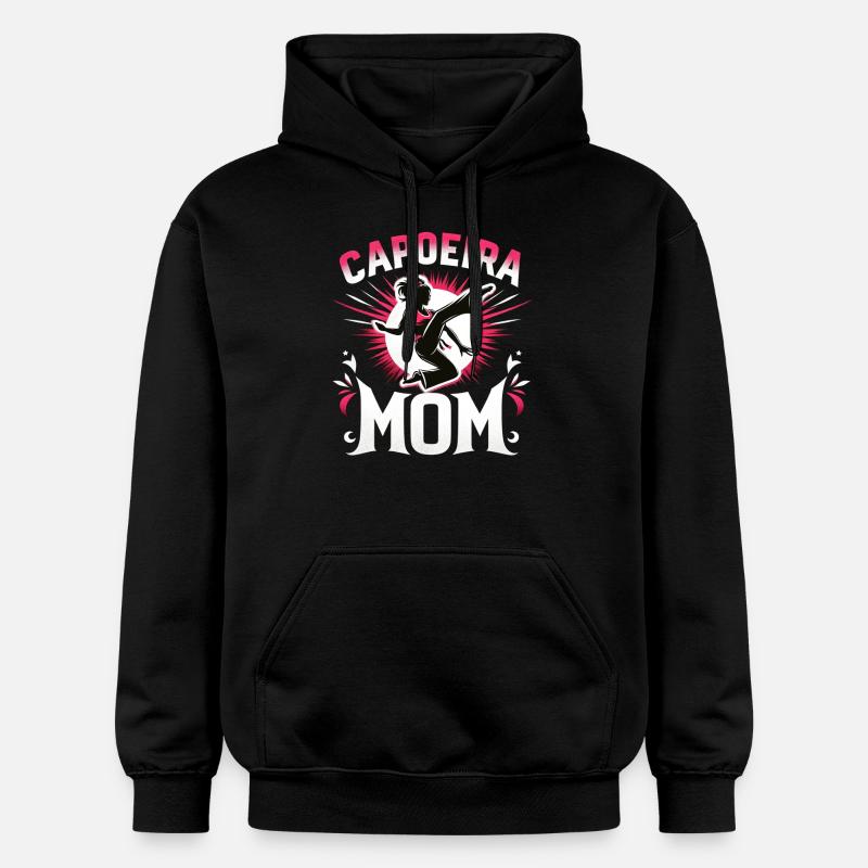 Maman capoeira - Sweat à capuche Softstyle® Gildan Unisexe - noir