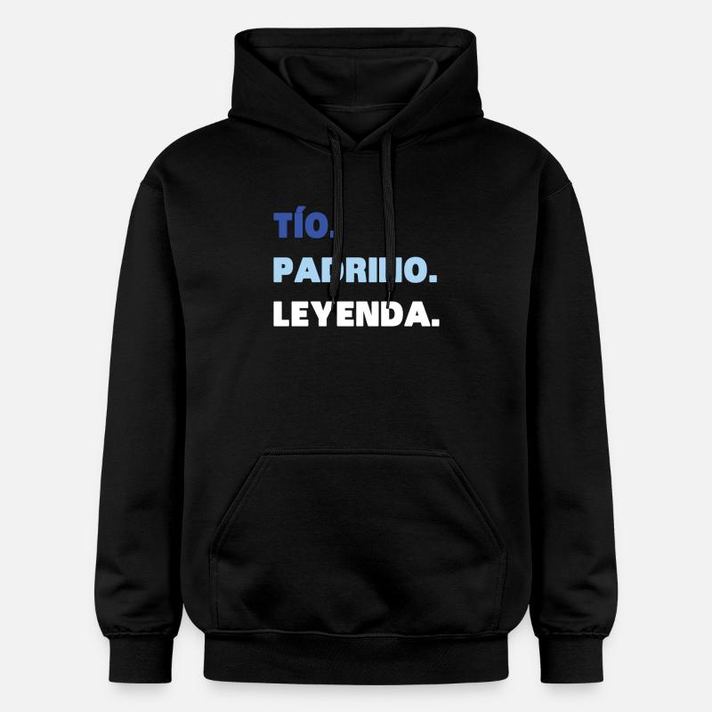 Légende de l’oncle parrain - Sweat à capuche Softstyle® Gildan Unisexe - noir
