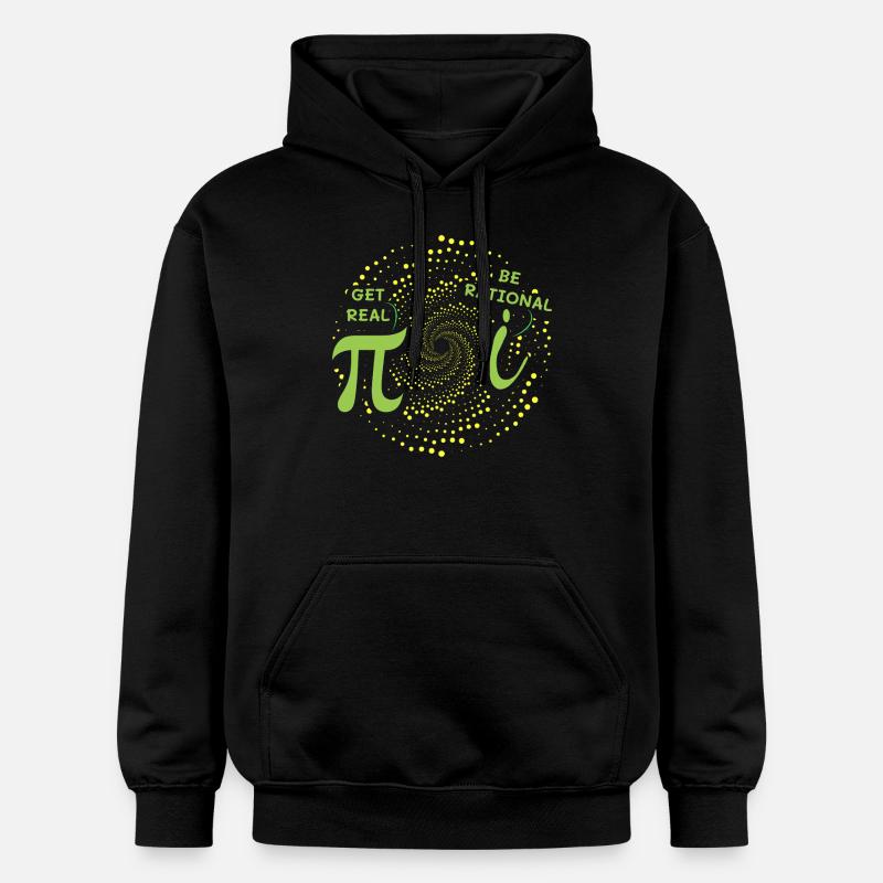 Être réel ou être rationnel - Sweat à capuche Softstyle® Gildan Unisexe - noir