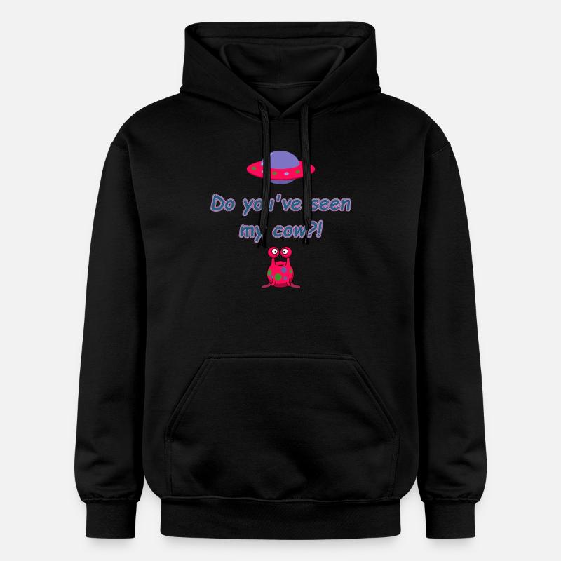 J’ai vu ma vache - Sweat à capuche Softstyle® Gildan Unisexe - noir