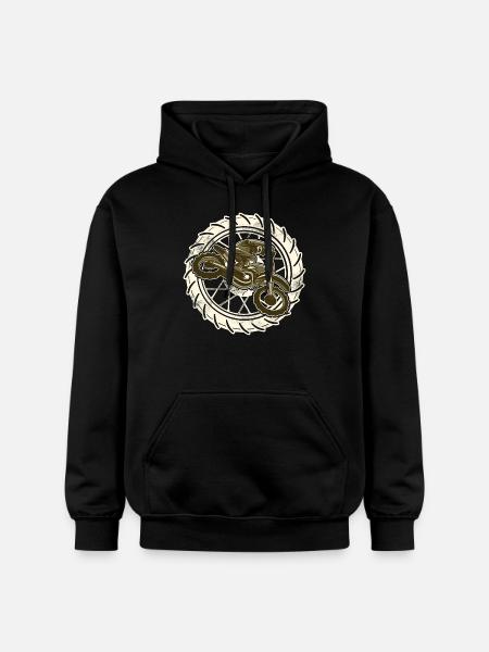 Motocross - Gildan Unisex Softstyle® Midweight Hoodie - black