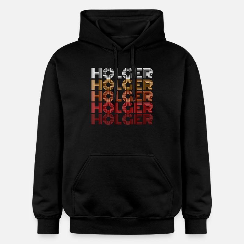 Holger - Sweat à capuche Softstyle® Gildan Unisexe - noir