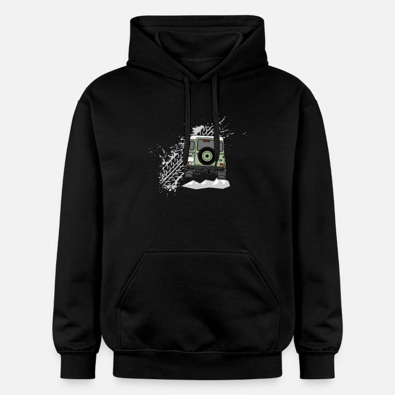 Defender Splash Rear - Sweat à capuche Softstyle® Gildan Unisexe - noir