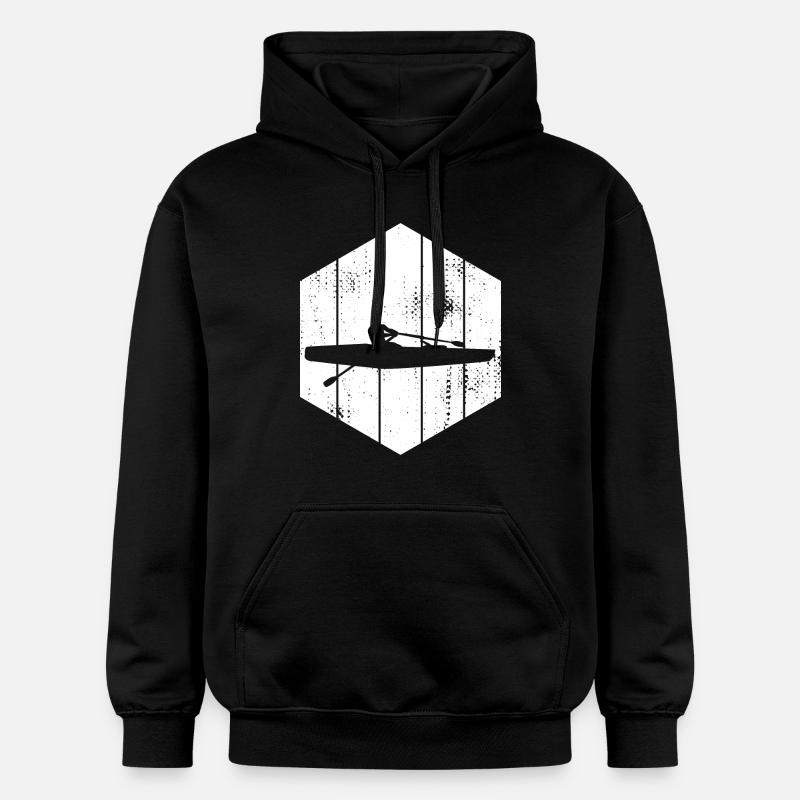 Crânes d’aviron - Sweat à capuche Softstyle® Gildan Unisexe - noir