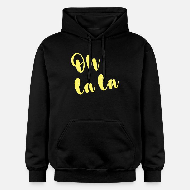 OH LA LA - Sweat à capuche Softstyle® Gildan Unisexe - noir