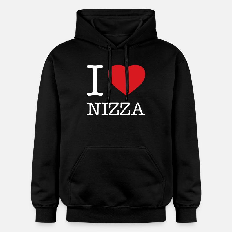 J’ADORE NICE - Sweat à capuche Softstyle® Gildan Unisexe - noir