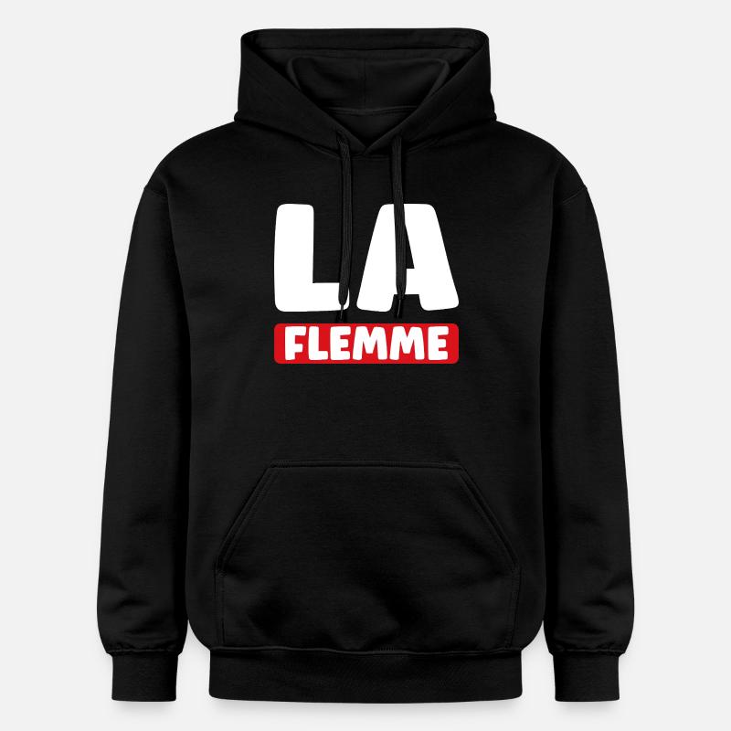 flemme - Sweat à capuche Softstyle® Gildan Unisexe - noir