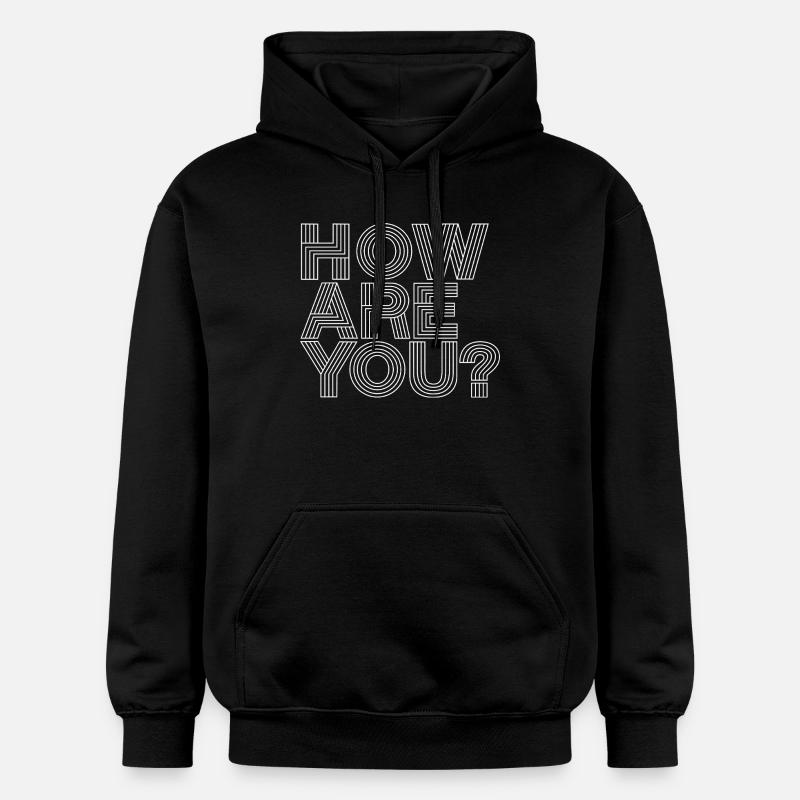 Comment vas-tu? - Sweat à capuche Softstyle® Gildan Unisexe - noir