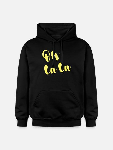 OH LA LA - Sweat à capuche Softstyle® Gildan Unisexe - noir