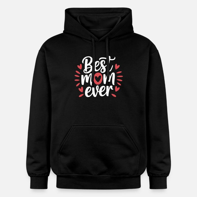 Die beste Mutter aller Zeiten - Gildan Unisex Softstyle® Midweight Hoodie - Schwarz