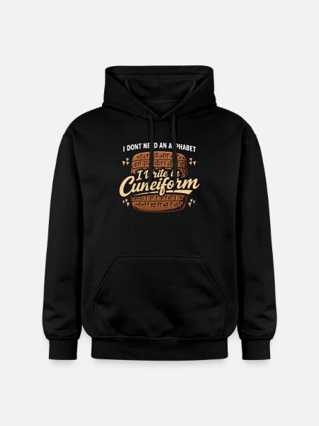 Ancient Mesopotamia, Sumerian - Gildan Unisex Softstyle® Midweight Hoodie - black