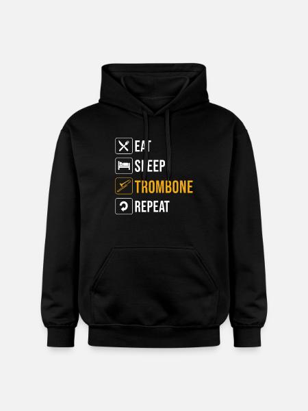 Posaune - Gildan Unisex Softstyle® Midweight Hoodie - Schwarz