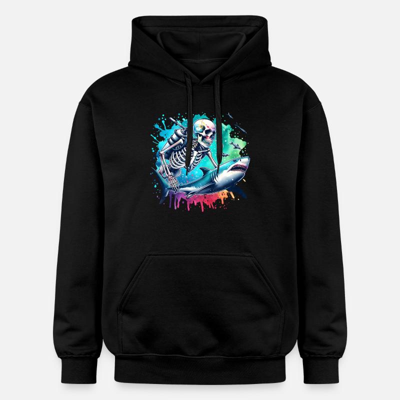 Plongeurs - Sweat à capuche Softstyle® Gildan Unisexe - noir