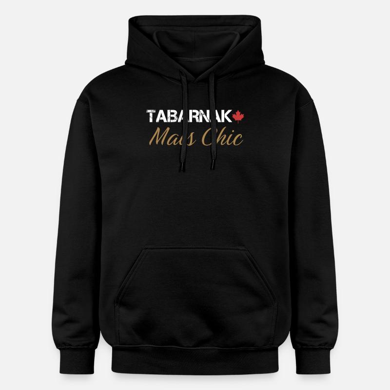 Tabarnak Chic Motif Nature Élégant - Sweat à capuche Softstyle® Gildan Unisexe - noir