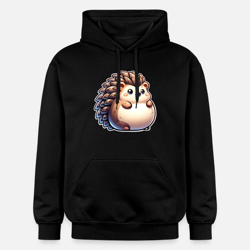 Hérisson - Sweat à capuche Softstyle® Gildan Unisexe - noir