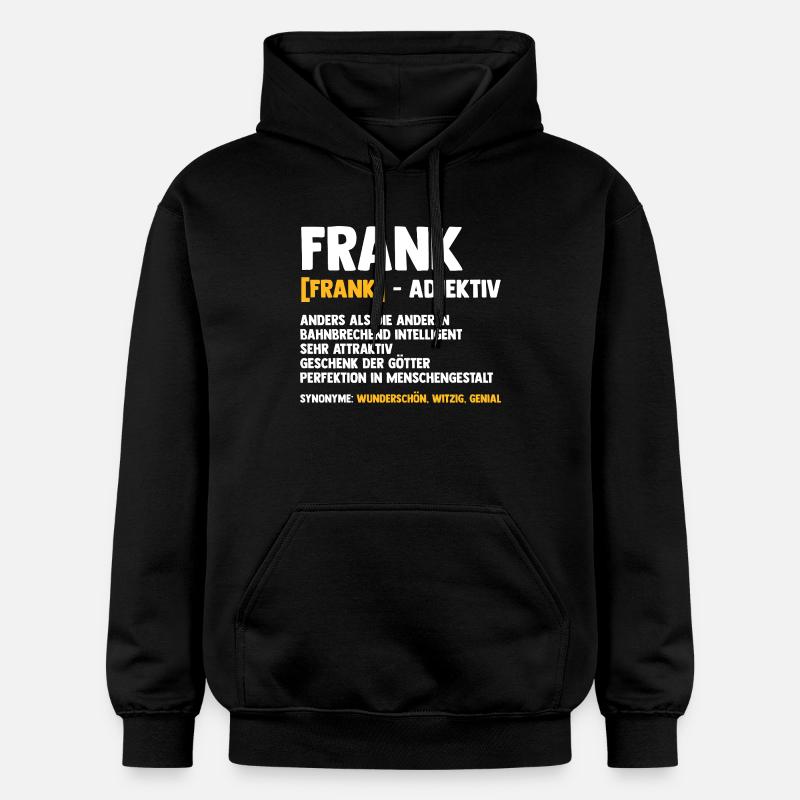 Franc - Sweat à capuche Softstyle® Gildan Unisexe - noir