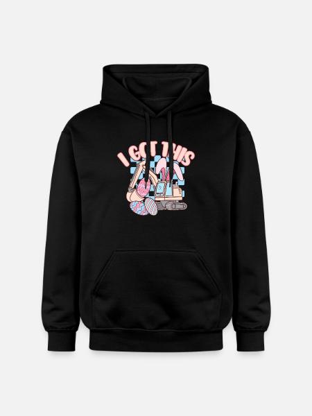 Easter - Gildan Unisex Softstyle® Midweight Hoodie - black
