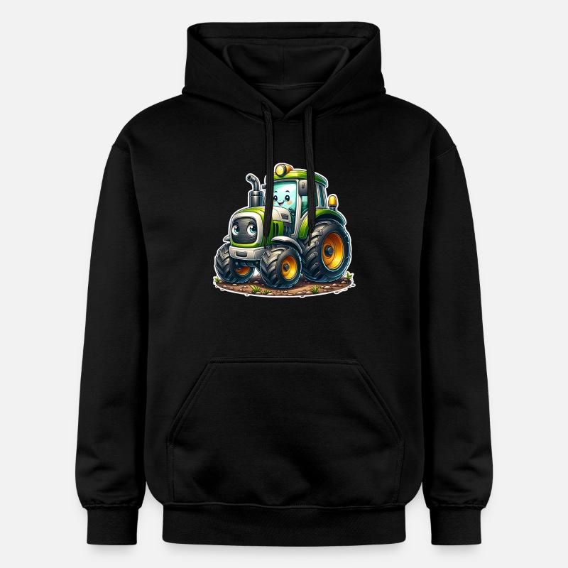 Tractor - Gildan Unisex SoftstyleĀ® Midweight Hoodie - black