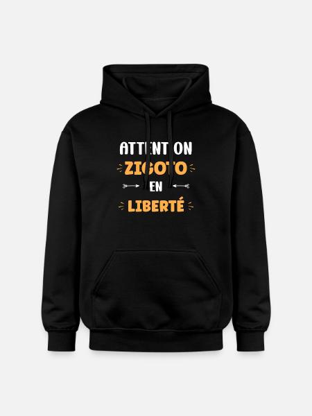 Zigoto - Sweat à capuche Softstyle® Gildan Unisexe - noir