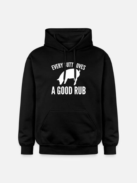 BBQ - Gildan Unisex Softstyle® Midweight Hoodie - Schwarz