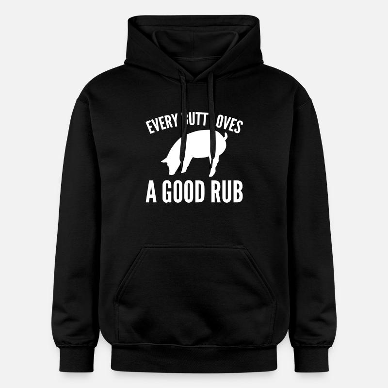 Barbecue - Sweat à capuche Softstyle® Gildan Unisexe - noir