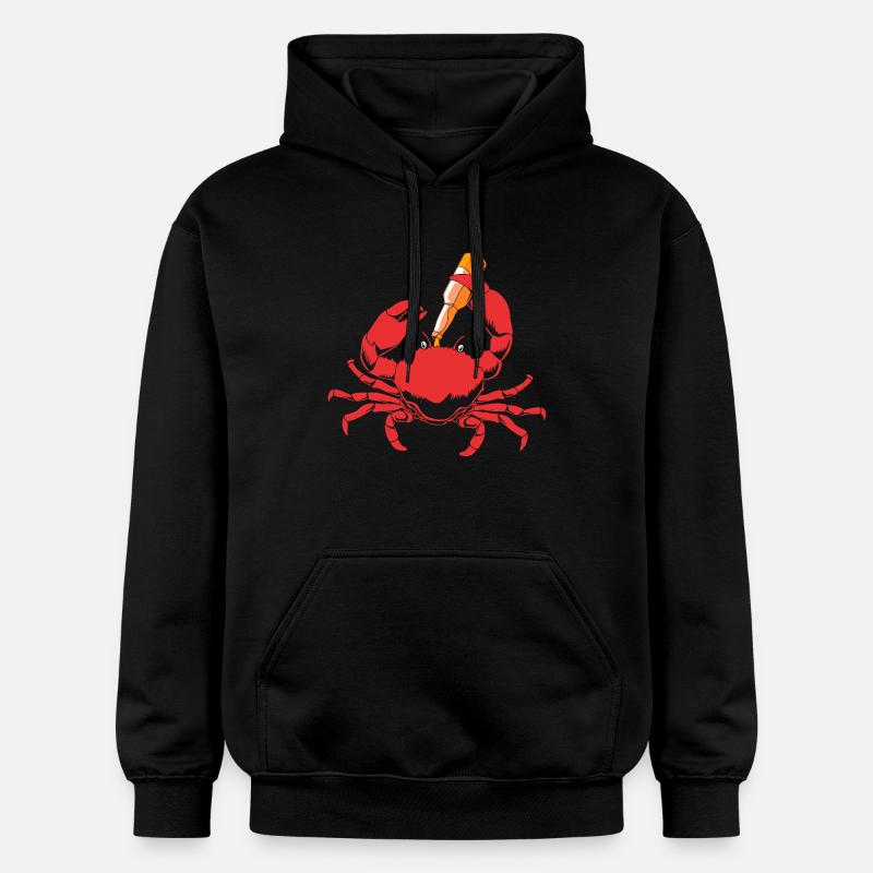 Crabe - Sweat à capuche Softstyle® Gildan Unisexe - noir