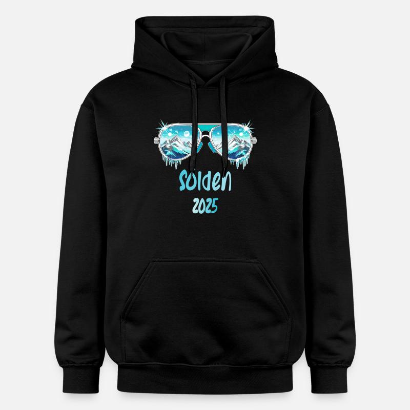 Sölden 2025 - Sweat à capuche Softstyle® Gildan Unisexe - noir