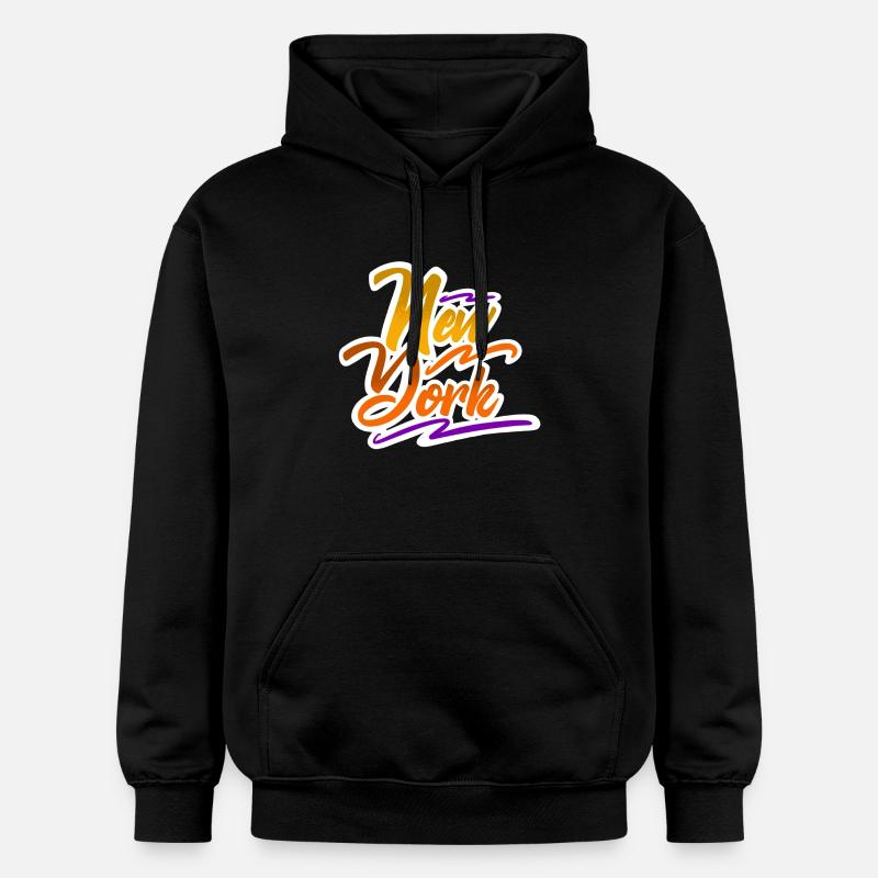 New York - Sweat à capuche Softstyle® Gildan Unisexe - noir