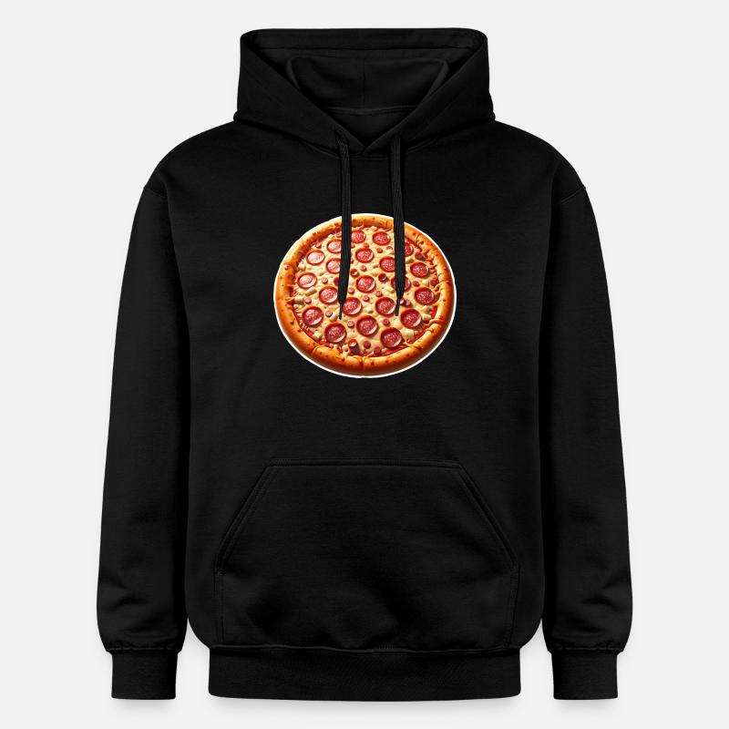 Pizza - Sweat à capuche Softstyle® Gildan Unisexe - noir