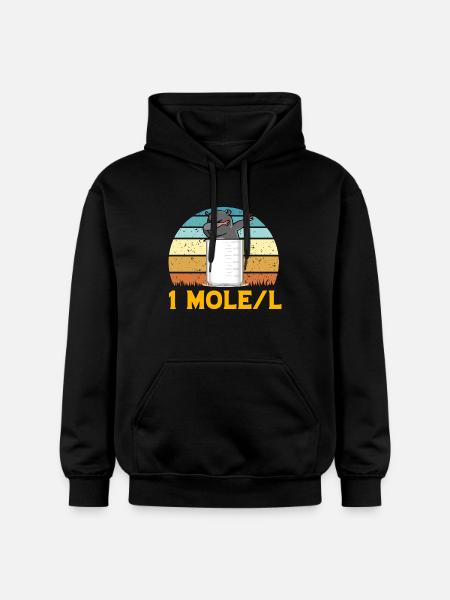 Mole Dabbing - Gildan Unisex Softstyle® Midweight Hoodie - black