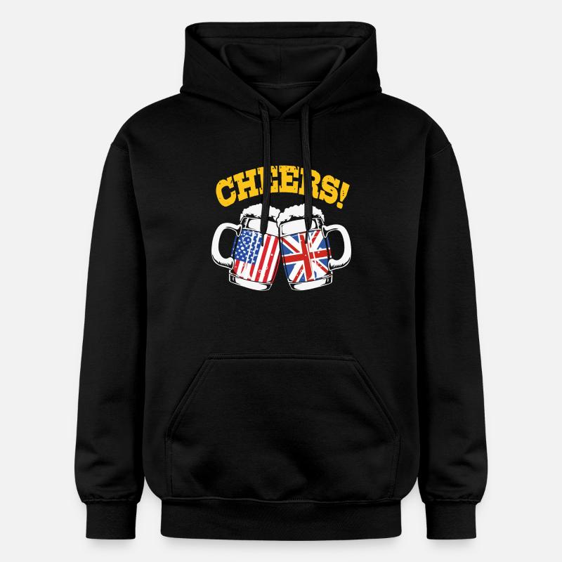 Angleterre - Sweat à capuche Softstyle® Gildan Unisexe - noir