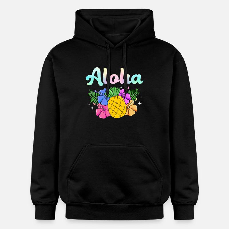Maui Hawaï Hawaïen - Sweat à capuche Softstyle® Gildan Unisexe - noir
