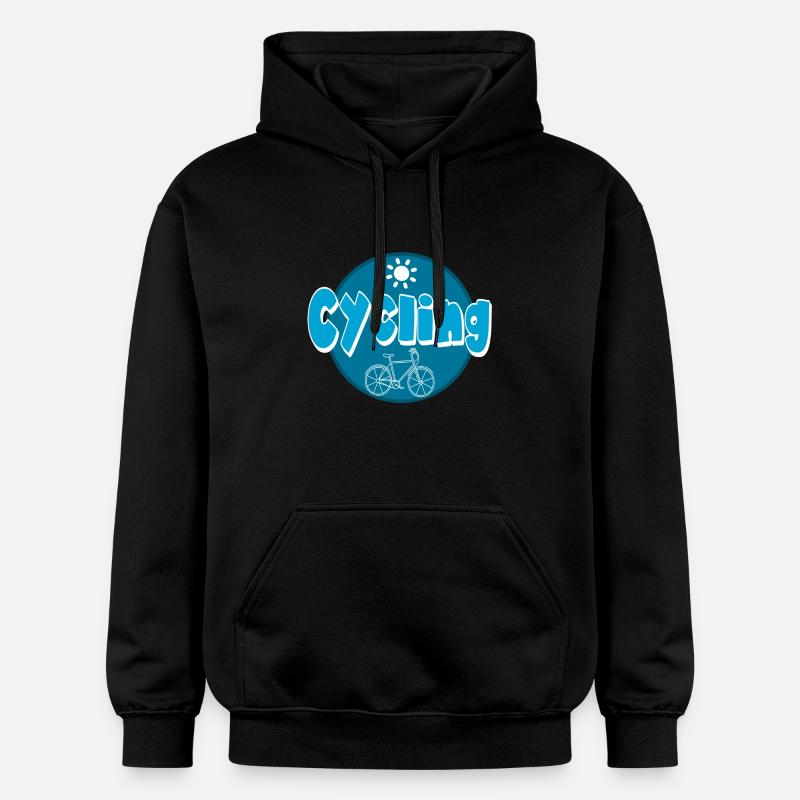 Vélo Cyclisme Cyclisme - Sweat à capuche Softstyle® Gildan Unisexe - noir