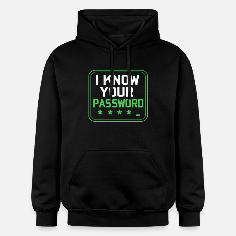 Cybersecurity Cyber Programmer Hacker - Gildan Unisex Softstyle® Midweight Hoodie - black