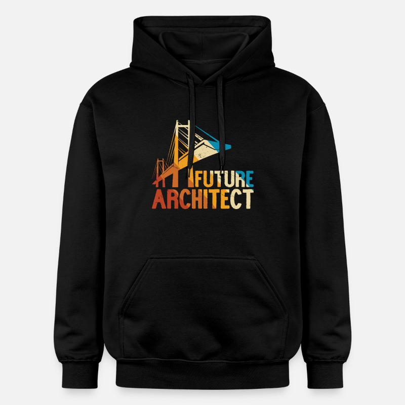 Architecte - Sweat à capuche Softstyle® Gildan Unisexe - noir