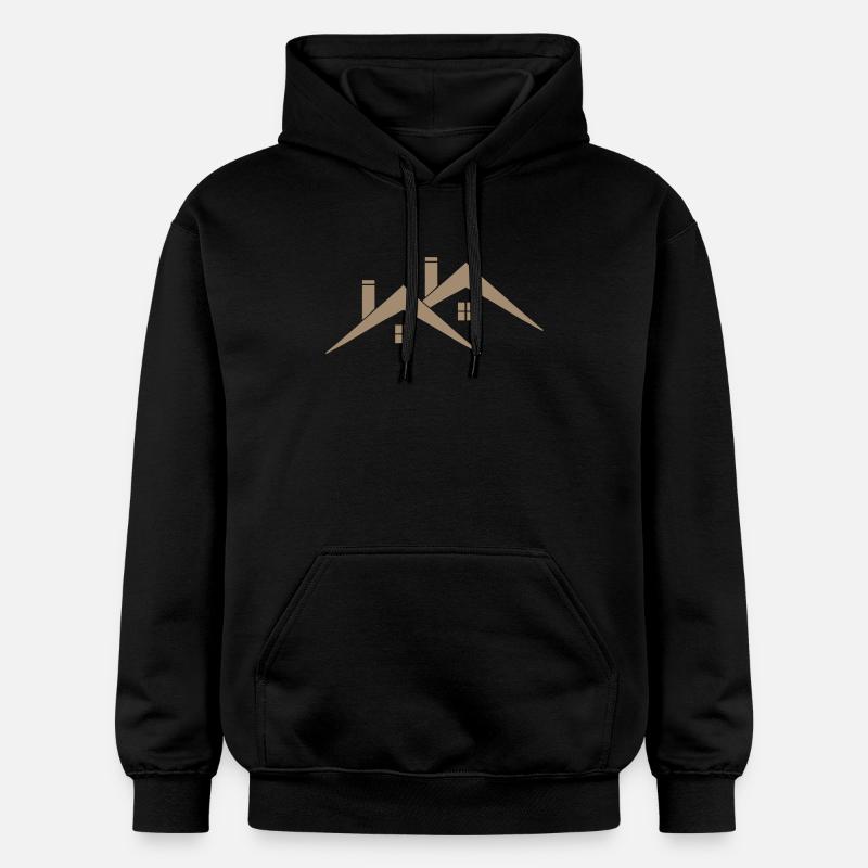 Toit - toit maison - Sweat à capuche Softstyle® Gildan Unisexe - noir