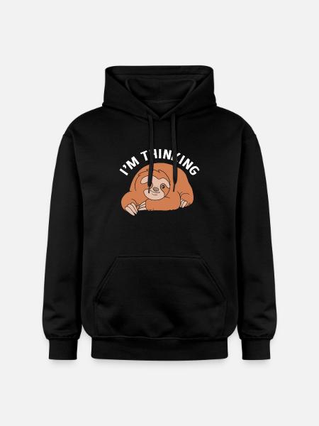 Sloth - Gildan Unisex Softstyle® Midweight Hoodie - black