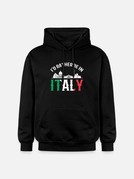 Italie - Sweat à capuche Softstyle® Gildan Unisexe - noir