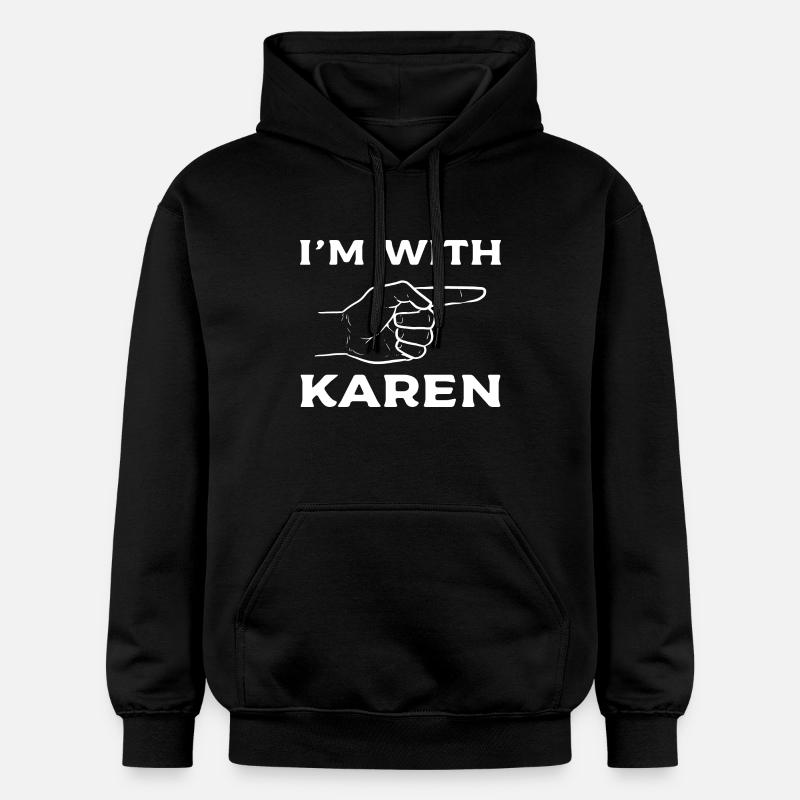 Karen - Sweat à capuche Softstyle® Gildan Unisexe - noir