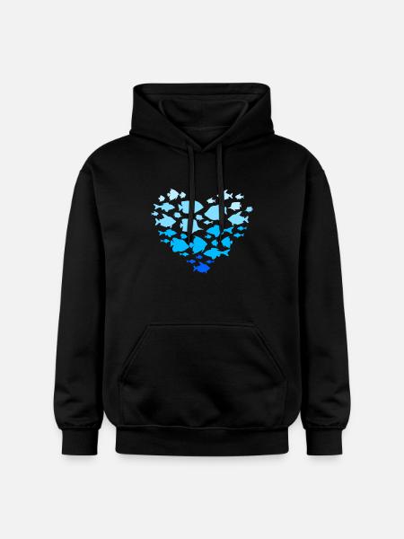 Aquarium Aquarist - Gildan Unisex Softstyle® Midweight Hoodie - black