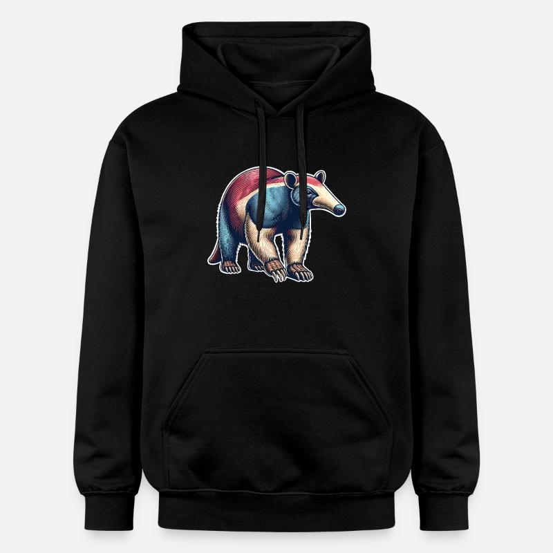 Fourmilier - Sweat à capuche Softstyle® Gildan Unisexe - noir