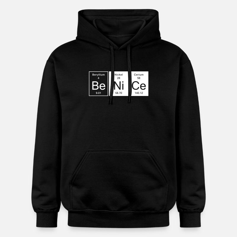 Nice - Be Nice - Sweat à capuche Softstyle® Gildan Unisexe - noir