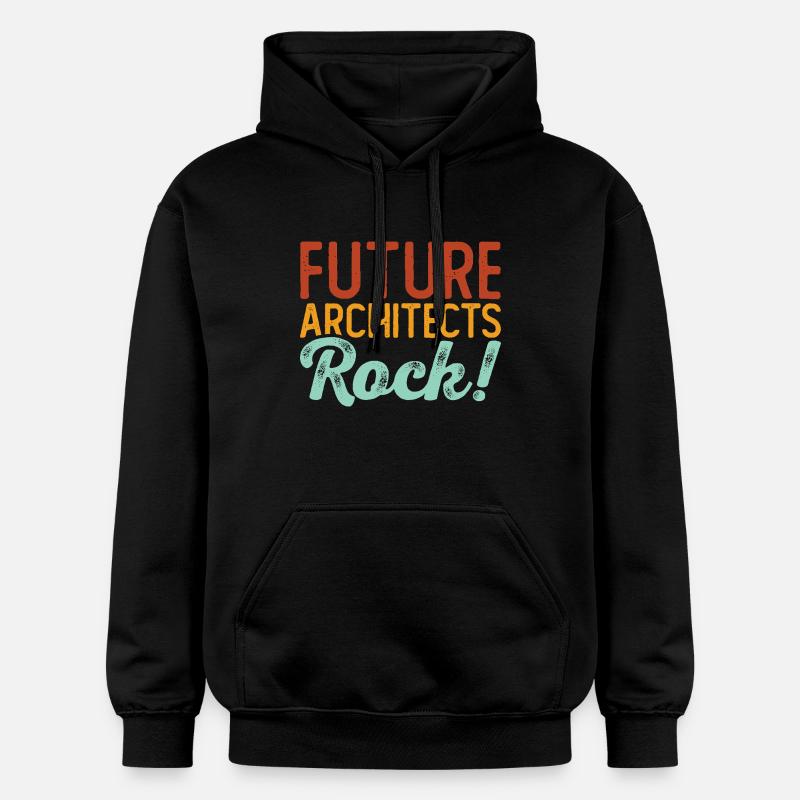 Architecte - Sweat à capuche Softstyle® Gildan Unisexe - noir