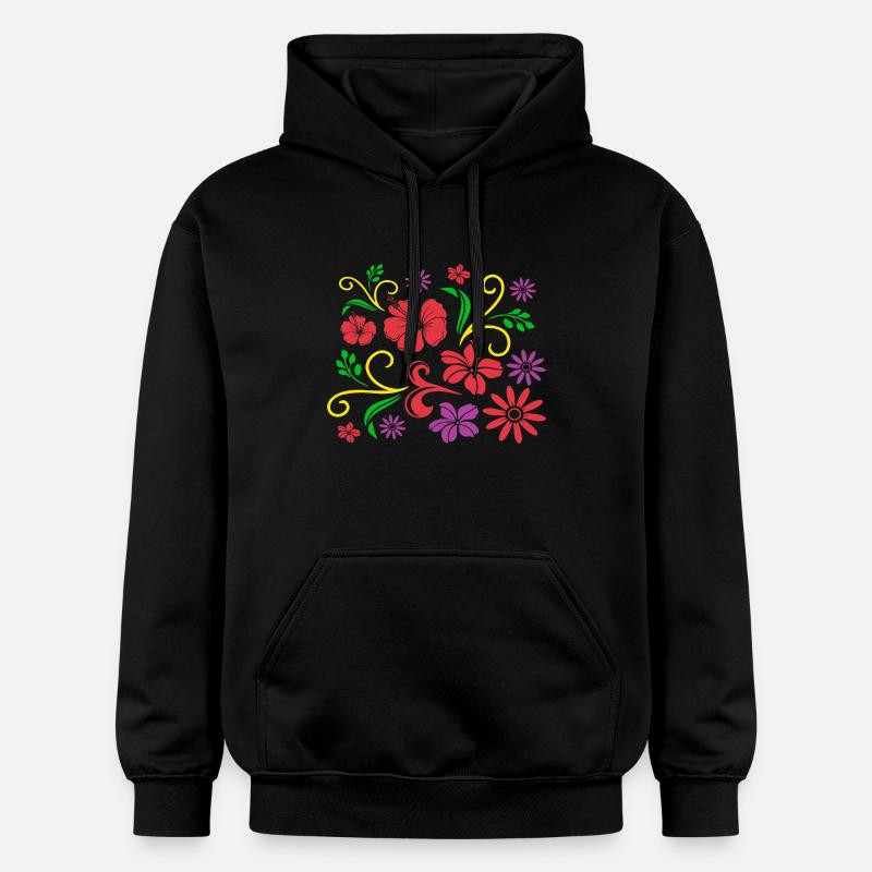 Botaniste - Sweat à capuche Softstyle® Gildan Unisexe - noir