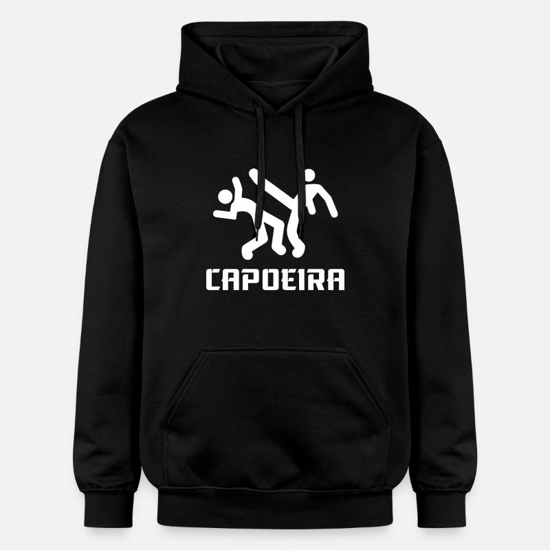 Capoeira - Sweat à capuche Softstyle® Gildan Unisexe - noir